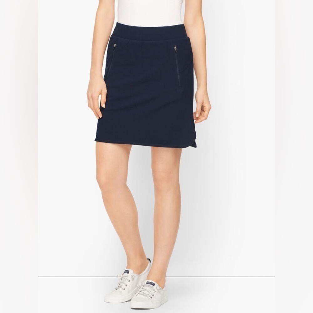 T by Talbots Women’s Everyday Stretch Skort White Size Medium - Picture 7 of 10